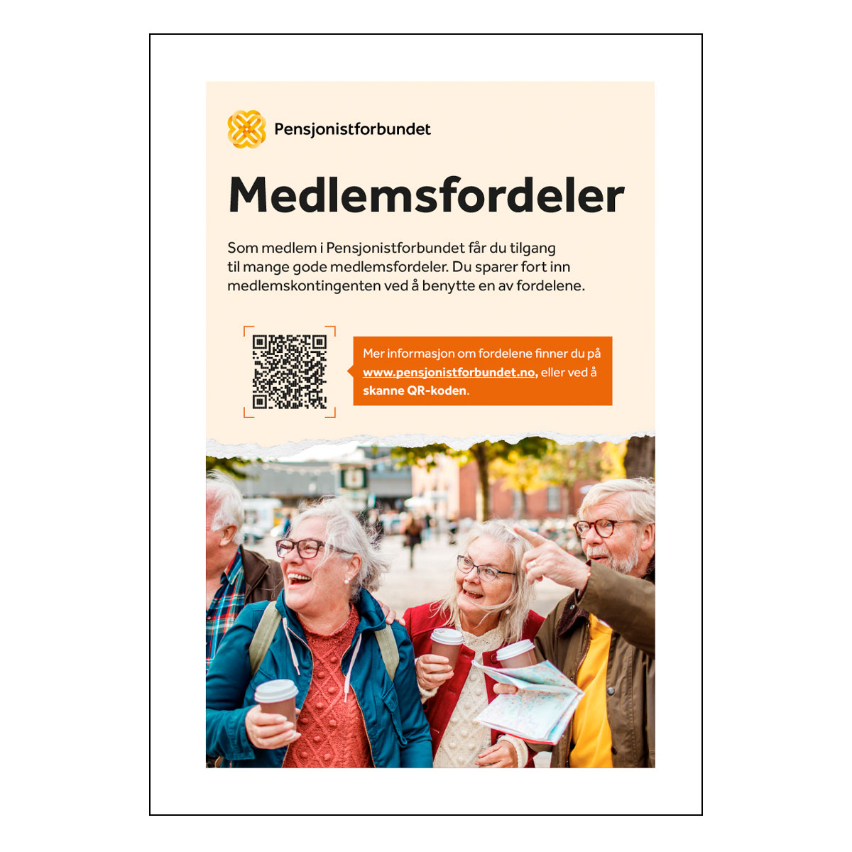 Oversikt over medlemsfordeler, A5, bokmål, pakke med 20 stk.