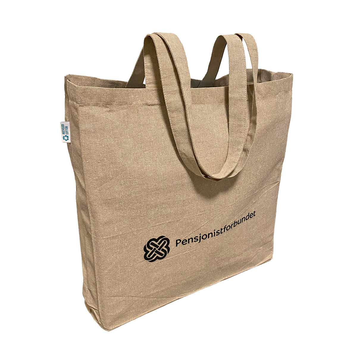 Handlenett i resirkulert bomull