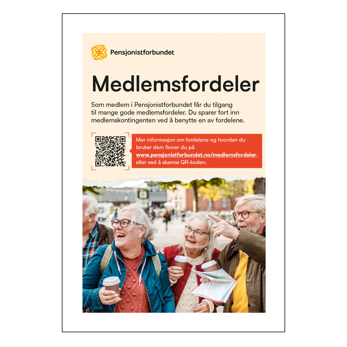 Oversikt over medlemsfordeler, A5, bokmål, pakke med 20 stk.
